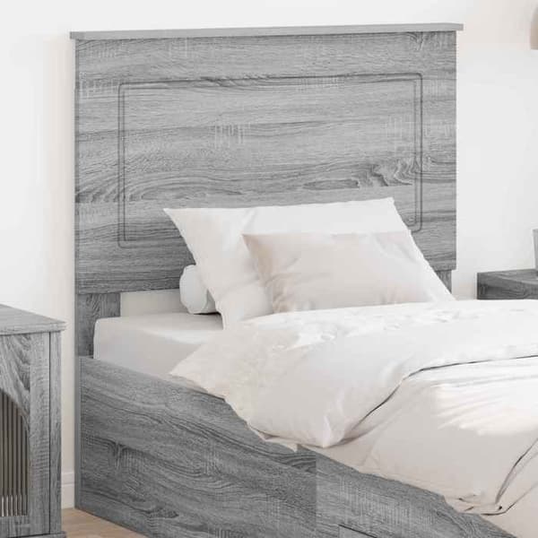 Maison Exclusive - Hovedgærde Grå Sonoma 100 cm Ingeniørtræ