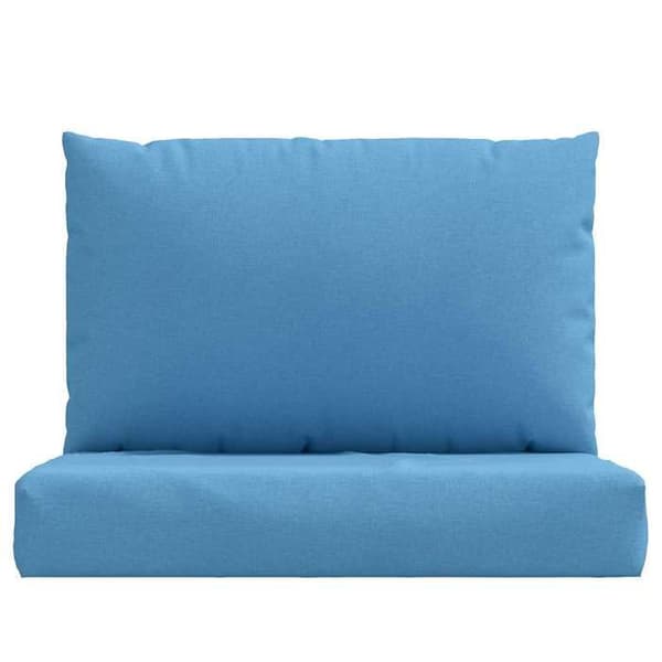 Maison Exclusive - Pallet puder sæt af 2 blå blandet stof