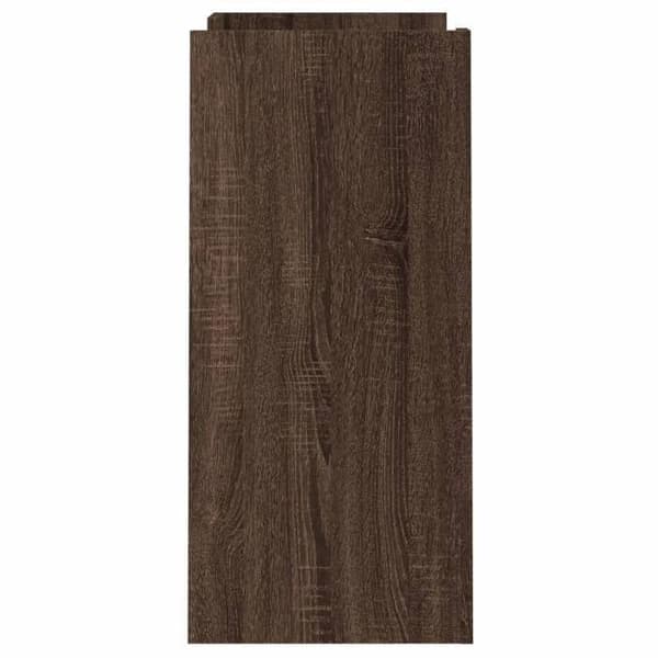 Maison Exclusive - Buffé ek brun 73,5x35x75 cm ingenjörsträ