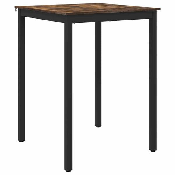 Matbord - EXKLUSIV HEM - Rektangulär 80 cm - Ingenjörsträ - Metallben - Grå