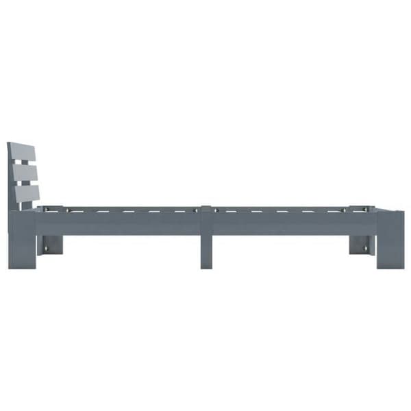 Sengestel - Eksklusiv Hus - Grå - Massiv fyr - 100x200 cm (1 plads) grå