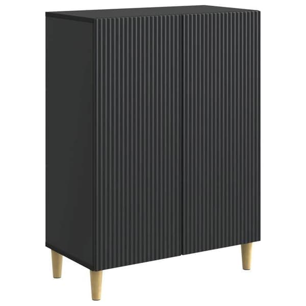 Maison Exclusive - Buffé Svart 66 x 34,5 x 90 cm Ingenjörsträ