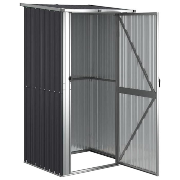 Haveskur antracit 118,5x97x209,5 cm Galvaniseret stål210 [cm] Antracit