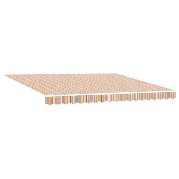 Maison Exclusive - Fällbart tak Orange och Grå 400 × 300 cm