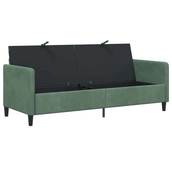 Maison Exclusive - Soffa med förvaring Grön Hav 192 x 78 x 87 cm Polyester