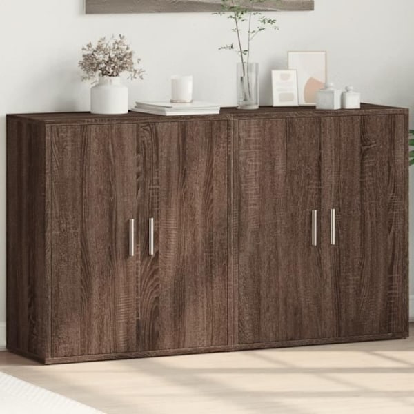 Sideboards - Brun - Brun Ek - 2 dörrar - 60x31x70 cm Brun