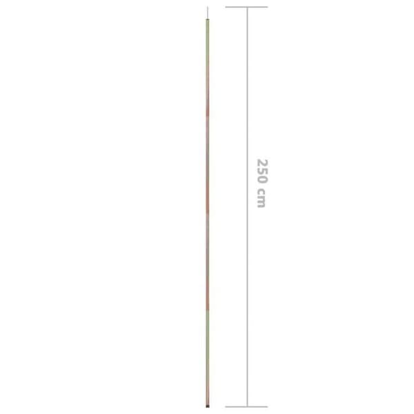 Maison Exclusive - Parasolstolpe 250 cm Galvaniserat stål