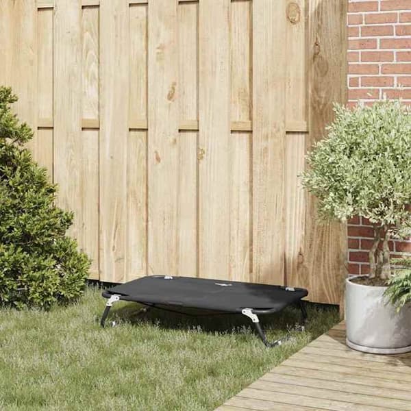Maison Exclusive - Hundeseng 90 x 55 x 18 cm Sort Stål