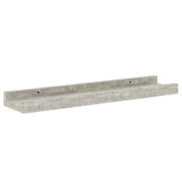 Maison Exclusive - Seinähyllyt 4 kpl Harmaa betoni 40x9x3 cm