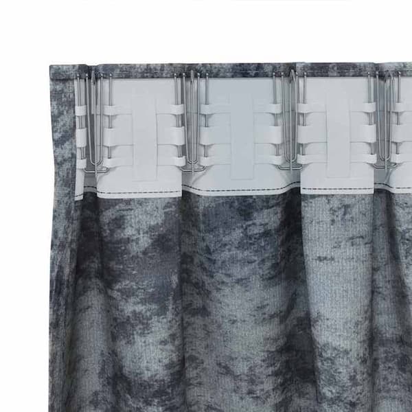 Valoeste - EXKLUSIIVINEN KOTI - Sametti - 2 kappaletta - Hopeanharmaa - 260 x 140 cm Silvergrå