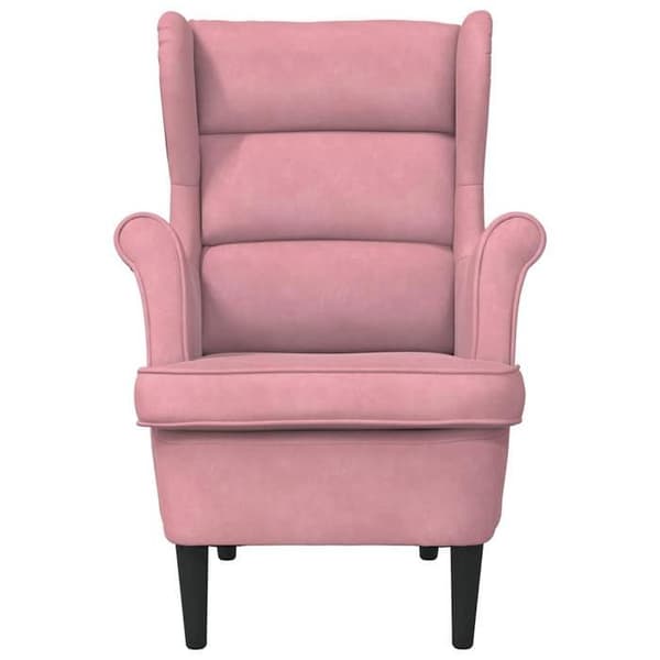 Maison Exclusive - Fåtölj i rosa sammet