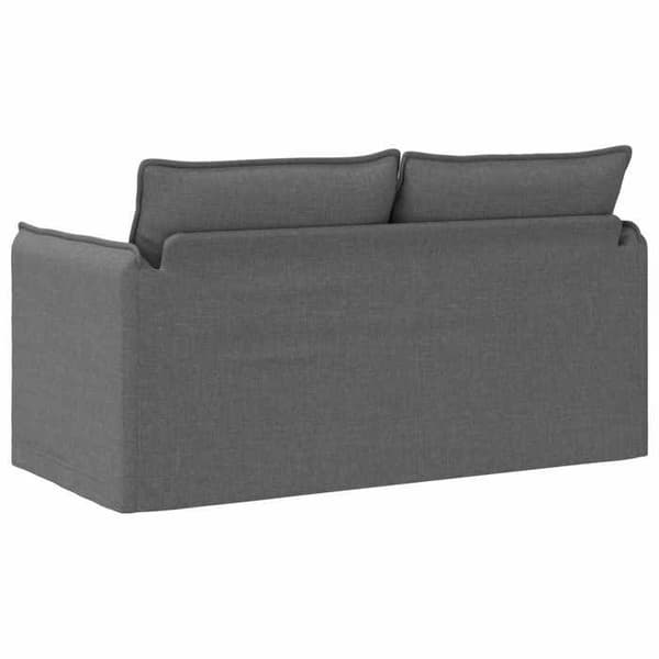 Soffa - EXKLUSIVT HUS - 156 x 82 x 85 cm - Mörkgrå - Tyg - Modulär design Mörkgrå
