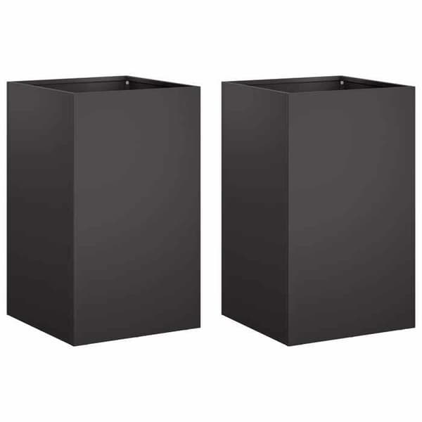 Maison Exclusive - Havekrukke 2 stk Sort 40 x 40 x 50 cm
