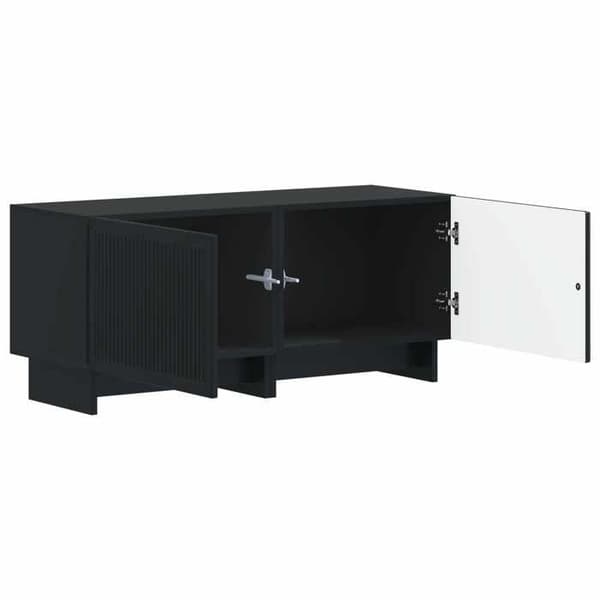 Maison Exclusive - TV Møbel Sort Ingeniørtræ