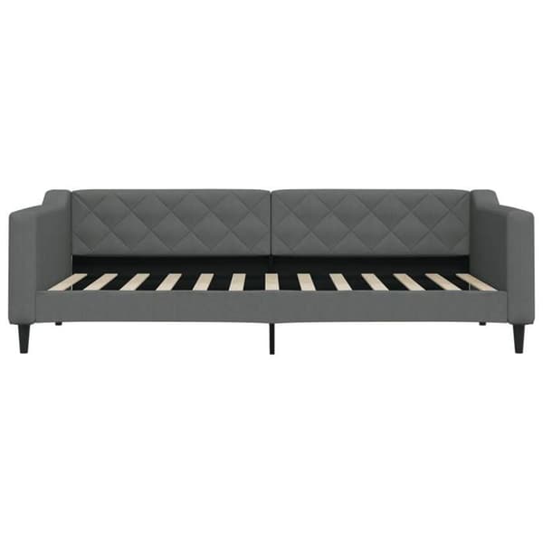 Maison Exclusive - Sovesofa med udtræk uden madras grå mørk 90x200 cm Mörkgrå