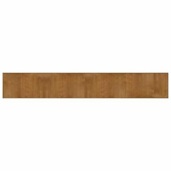Maison Exclusive - Rektangulær brun tæppe 60x400 cm bambus kastanj