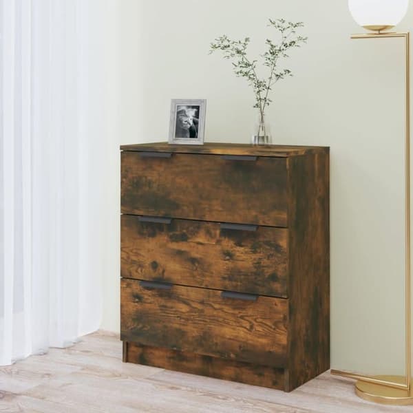 Maison Exclusive - Buffet Røget Eg 60x30x70 cm Ingeniørtræ