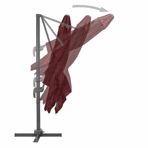 Maison Exclusive - Parasolforkant med aluminiumsstang