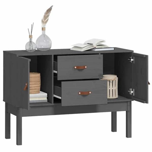 Maison Exclusive - Buffé Grå 110x40x78 cm Massivt furu