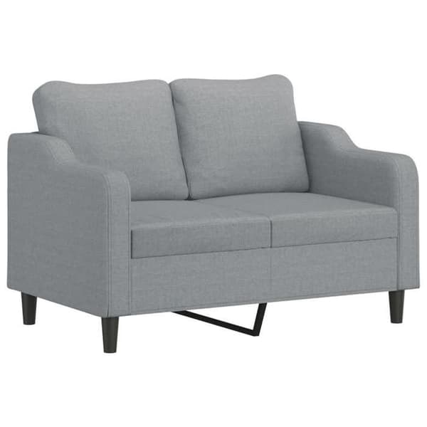 Maison Exclusive - 2-personers sofa i lys grå 120 cm stof