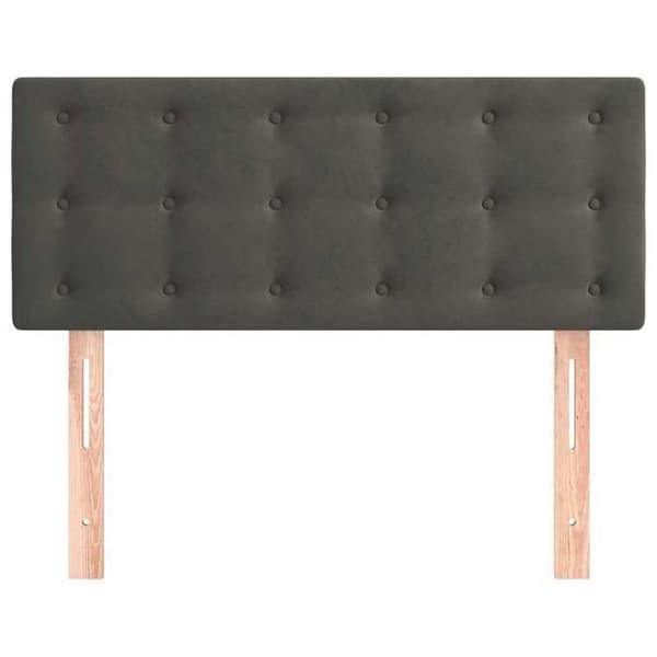 Maison Exclusive - Mörkgrå sänggavel 80x5x78/88 cm Sammet