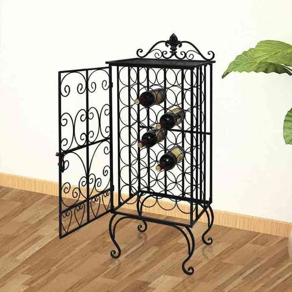 Maison Exclusive - Flaskeholder til 28 flasker Metal