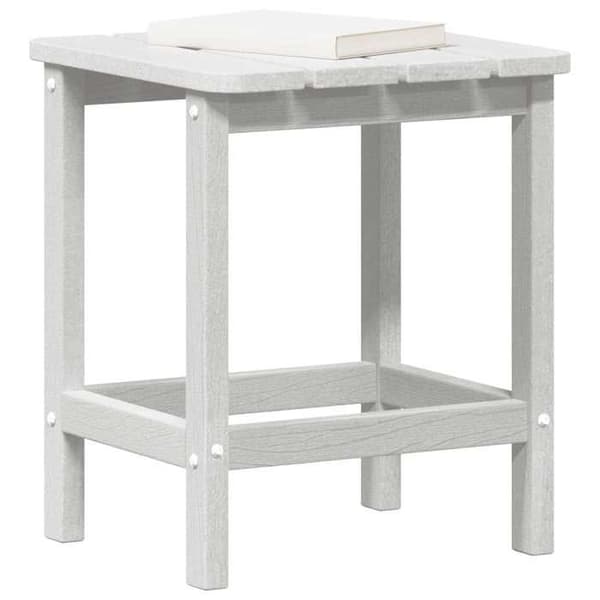 Maison Exclusive - Sidobord Vit 38 x 38 x 46 cm Polyeten