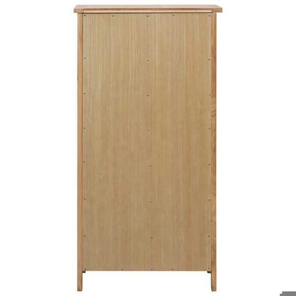 Maison Exclusive - Skåp för skor 76x37x105 cm Solid ek
