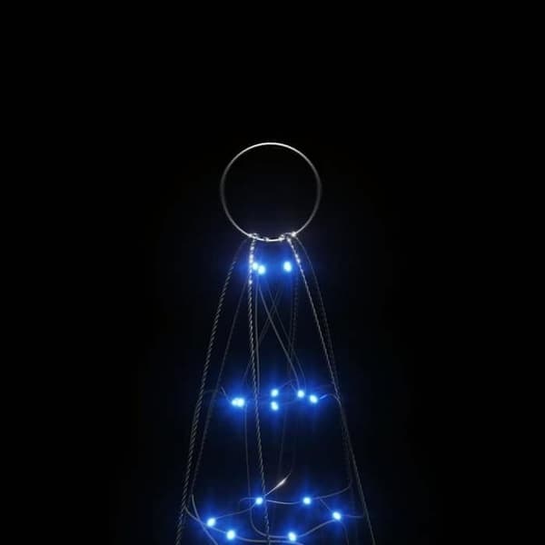Maison Exclusive - LED-julgran 200 LED blå 180 cm