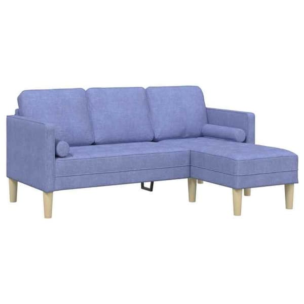 Maison Exclusive - 2 kpl sohvasetti, sininen denim, polyesteri denim blå