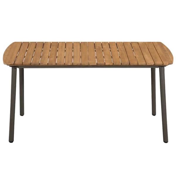 Maison Exclusive - Havebord 150 x 90 x 72 cm Solid akacietræ og stål