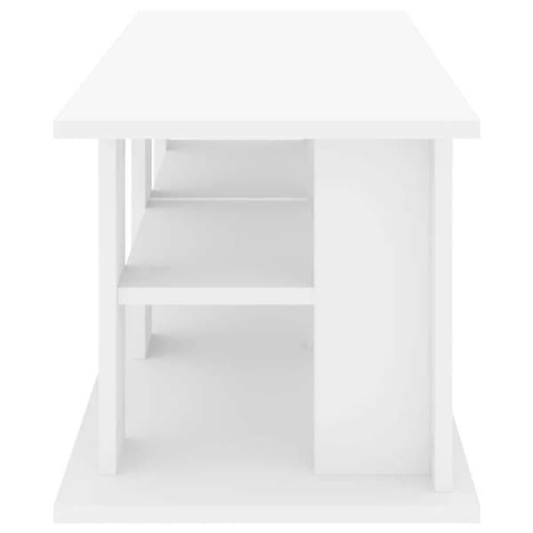 Maison Exclusive - Valkoinen televisioteline 96 x 35 x 33,5 cm