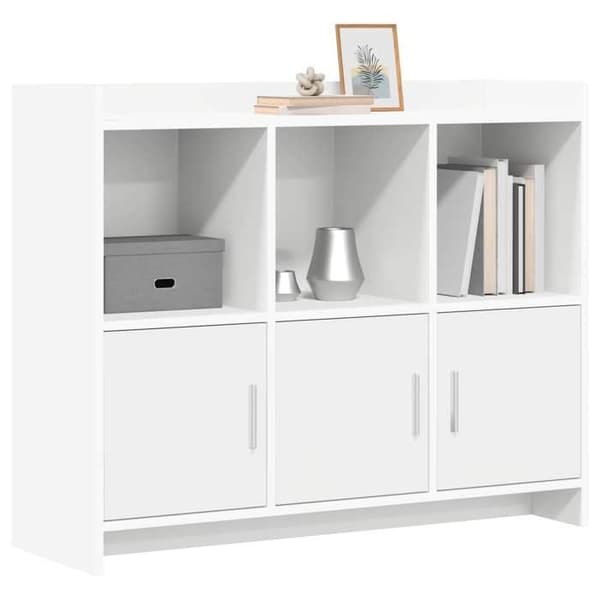 Maison Exclusive - Buffé Vit 98,5 x 33 x 80 cm Ingenjörsträ Vit