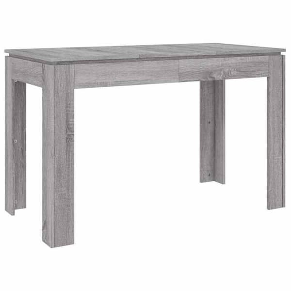 Matbord - EXKLUSIV HEM - Sonoma grå - Ingenjörsträ - 120x60x76 cm - Rektangulär sonoma grå