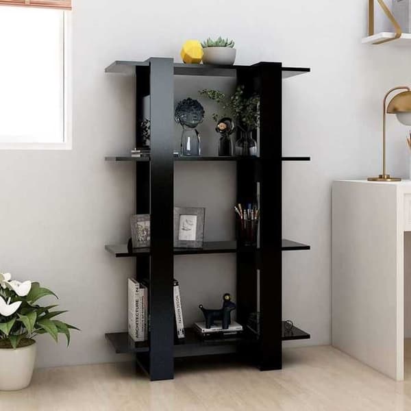 Maison Exclusive - Bibliotek/Rumseparator Sort 80x30x123,5 cm