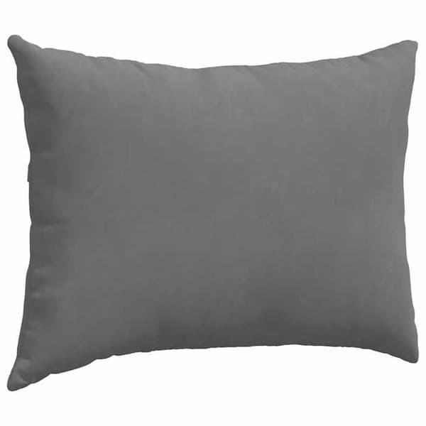 Soffkuddar - EXKLUSIVT HEM - Paket med 2 70 x 50 cm - Mörkgrå - Dragkedja - Polyesterfyllning Mörkgrå