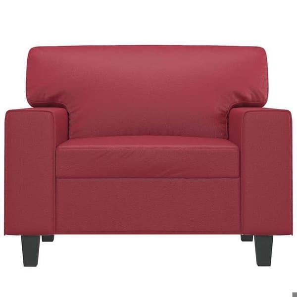 Maison Exclusive - Rød bordeaux Stol 60 cm Simililæder