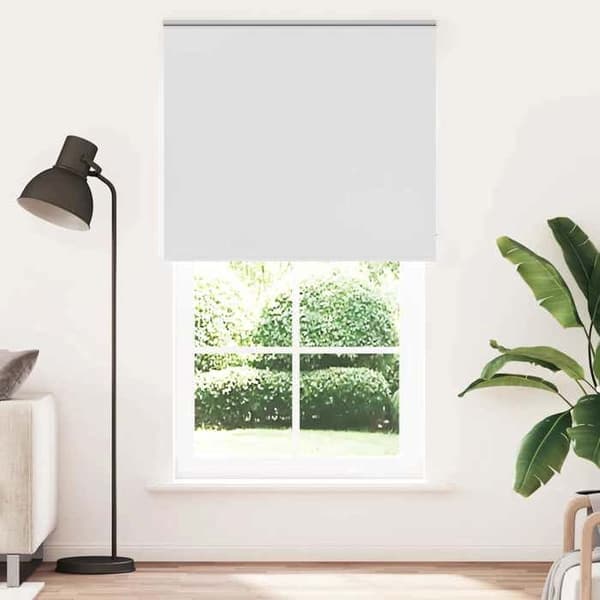 Maison Exclusive - Rullgardin med mörkläggande tygbredd 121,6 cm polyester