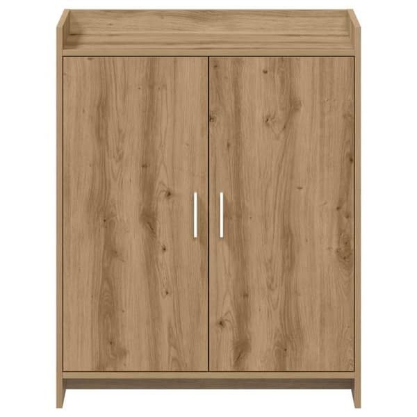 Skoopbevaring - EKSKLUSIV HUS - 73,5x36x92 cm - Ingeniørtræ - 90° døre - Stor kapacitet