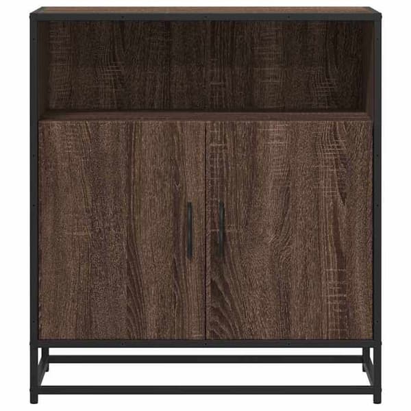 Maison Exclusive - Buffé ek brun 68x35x76 cm ingenjörsträ