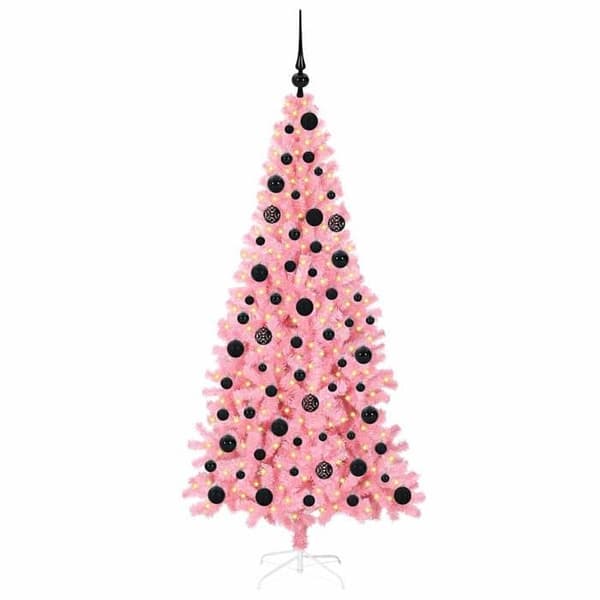 Maison Exclusive - Rosa Juletræ 180 cm PVC Ros