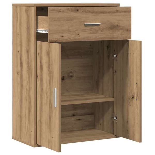 Buffet - EKSKLUSIVT HUS - 60 x 30 x 84 cm - Ingeniørtræ - Brun - Moderne