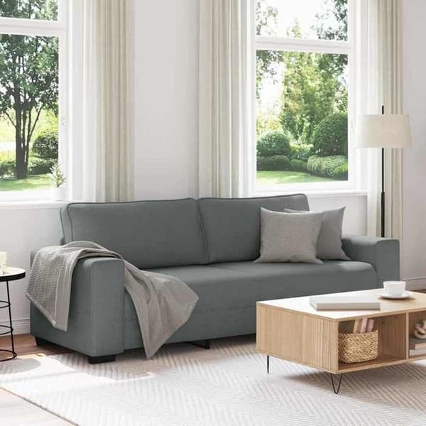 Maison Exclusive - Mørkegrå 3-personers sofa 220x77x82 cm stof