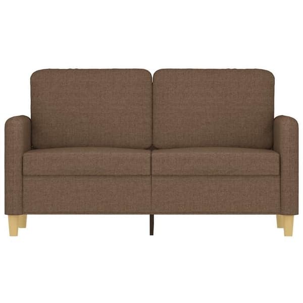 Maison Exclusive - Soffa 2-sits Brun 120 cm Tyg brun