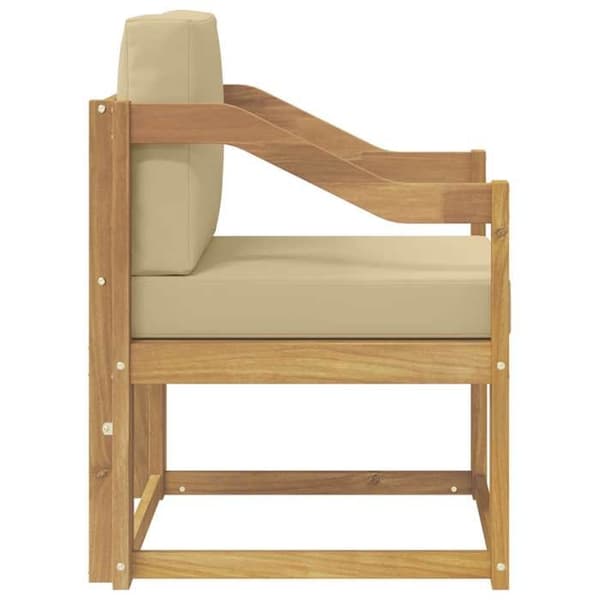 Maison Exclusive - Udendørs Sofa i Polyester Hvid og Beige