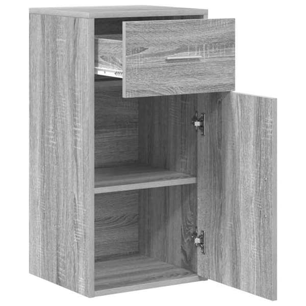 Maison Exclusive - Buffé med låda Grå Sonoma 38 x 34 x 75 cm