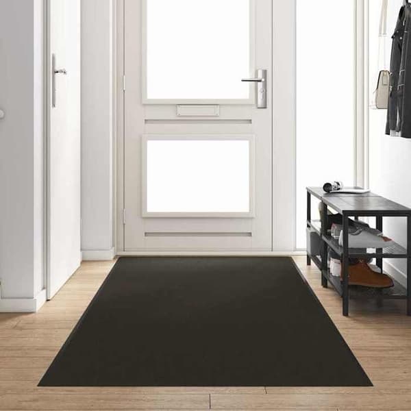 Maison Exclusive - Musta sisäänkäyntimatto 120 x 350 cm 100% polyamidia