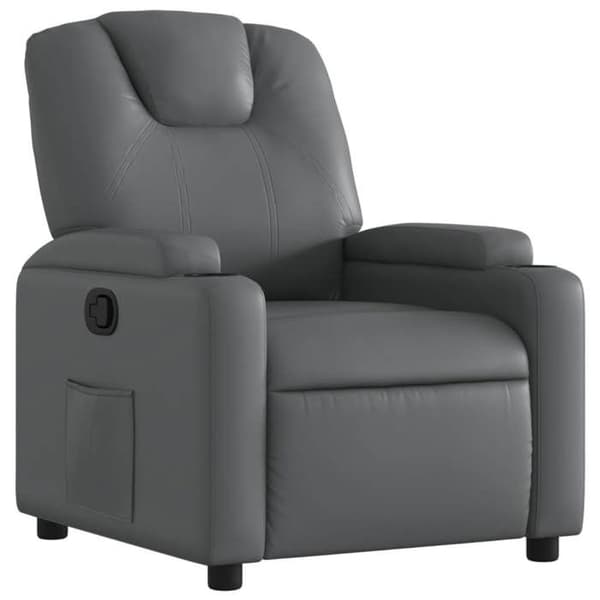Maison Exclusive - Grå recliner i konstläder Grå