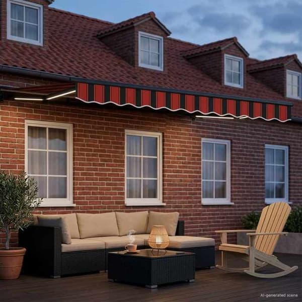 Maison Exclusive - Elektrisk utdragbar markis 3 x 2,5 m
