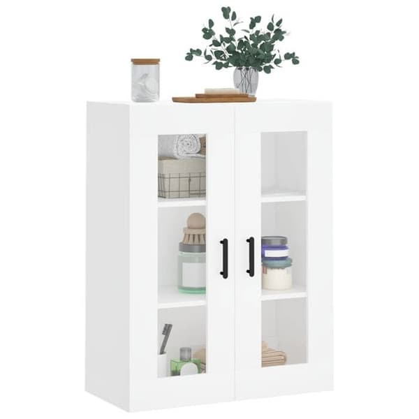 Maison Exclusive - Väggskåp vit 69,5x34x90 cm